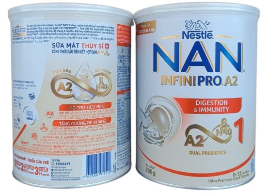 ĐẶC ĐIỂM NỔI BẬT sữa Infinipro A2 số 1
